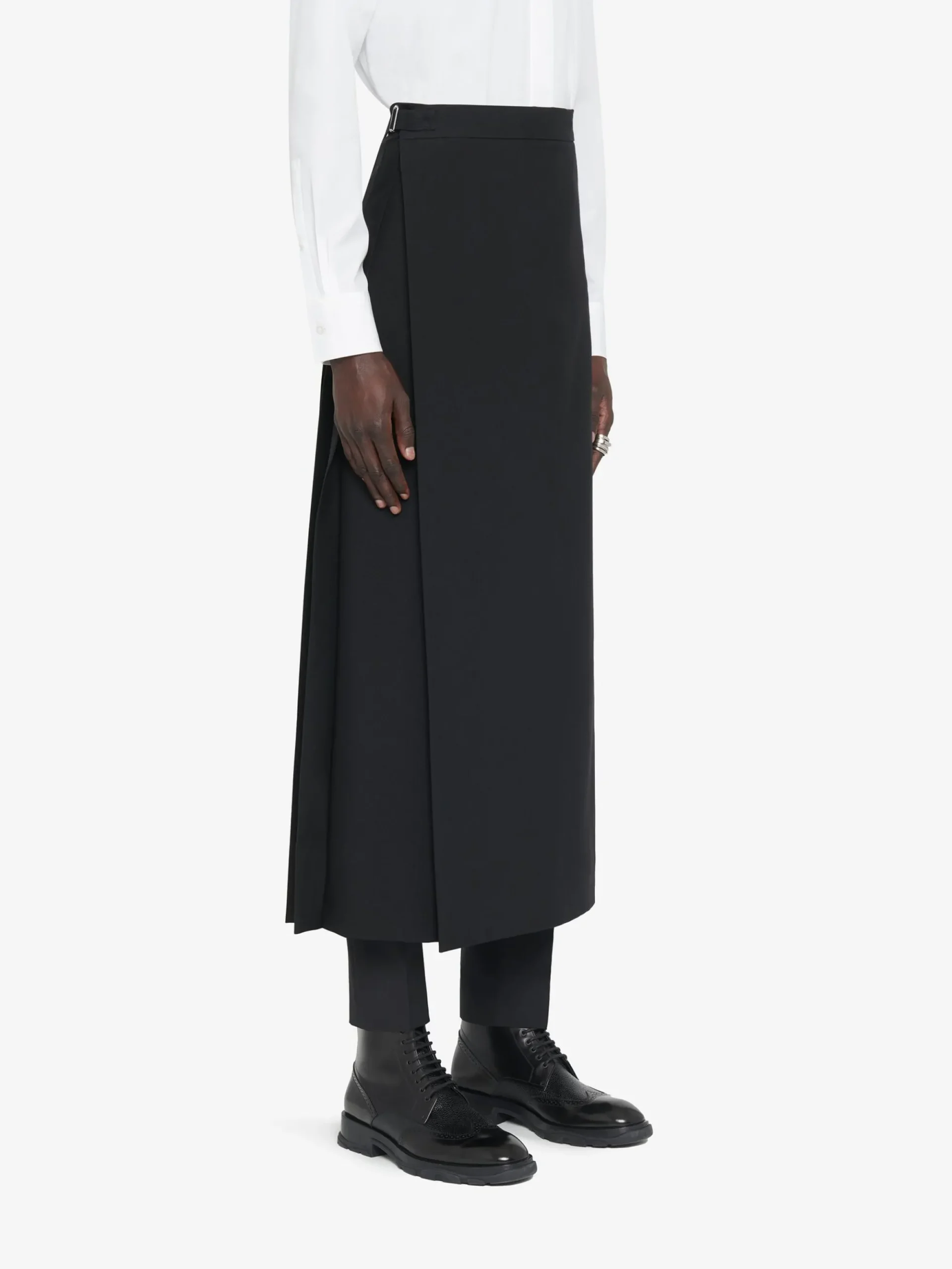 Men's Cotton Poplin Shirt in >Alexander McQueen Clearance