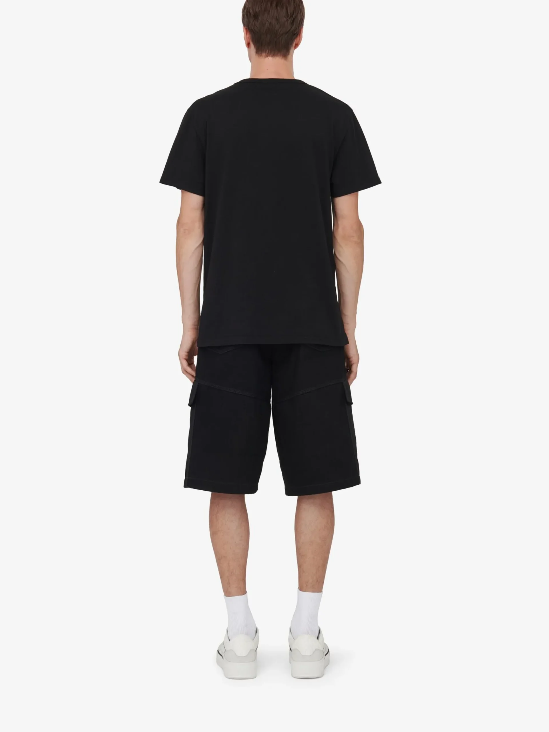 Men's Crystal Skull T-shirt in >Alexander McQueen Best Sale
