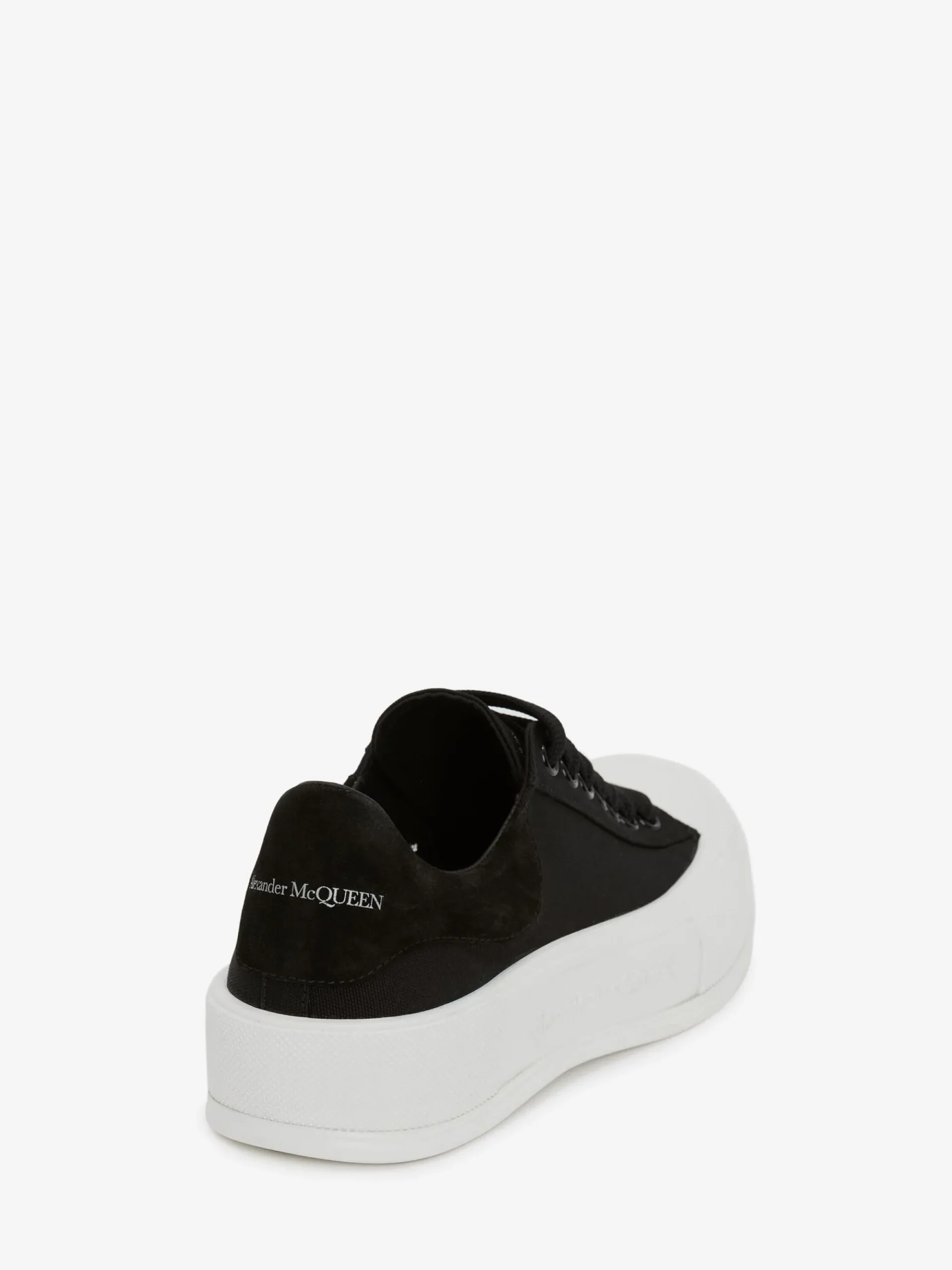 Men's Deck Lace Up Plimsoll in >Alexander McQueen New