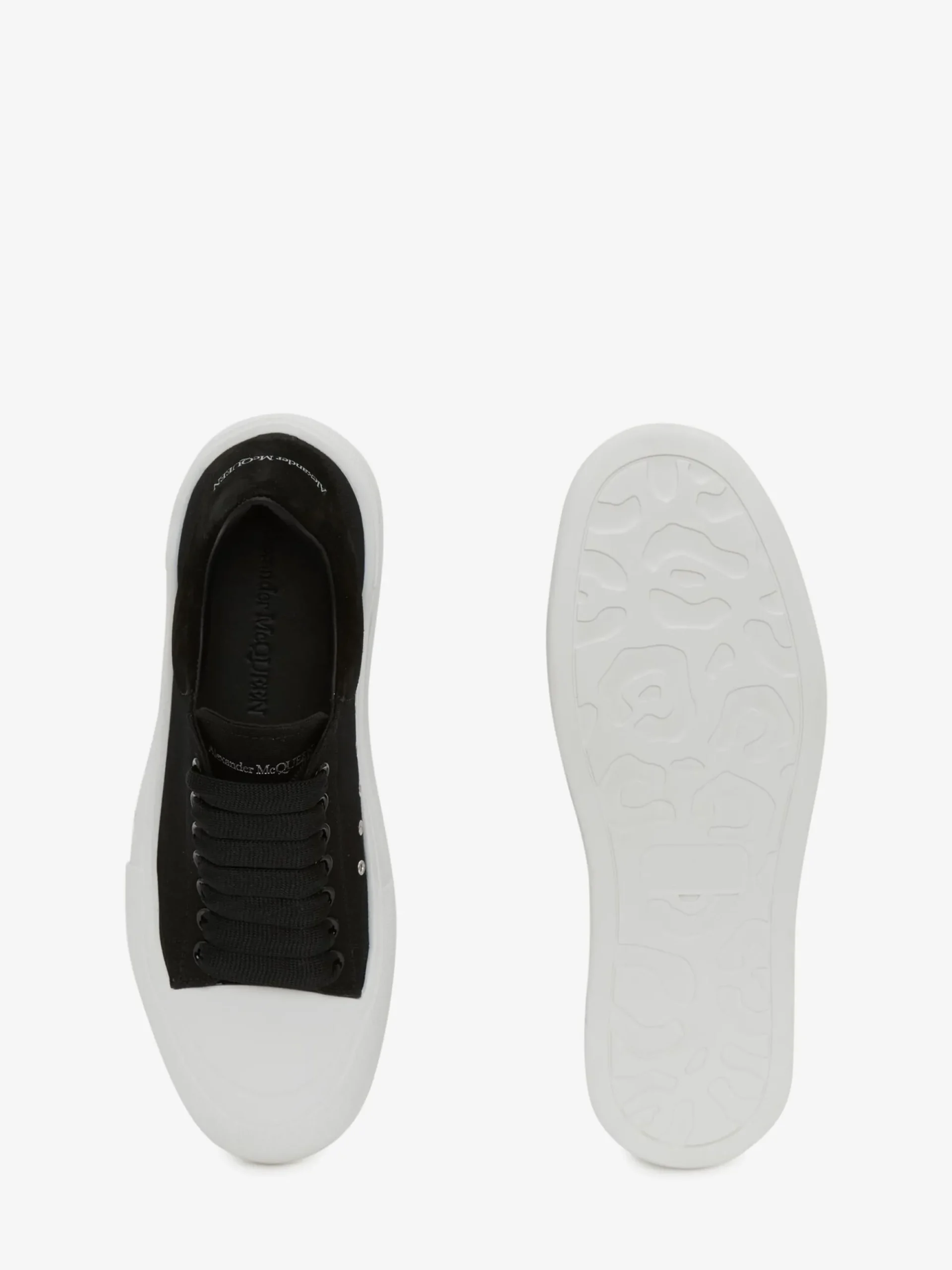Men's Deck Lace Up Plimsoll in >Alexander McQueen New