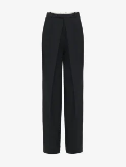 Men's Deep Pleat Tailored Trousers in >Alexander McQueen Cheap