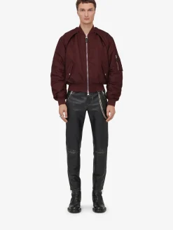 Men's Detachable Sleeve Bomber Jacket in >Alexander McQueen Sale