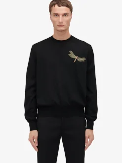 Men's Dragonfly Applique Jumper in ><noscript><img width=