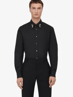 Men's Dragonfly Embroidery Shirt in ><noscript><img width=