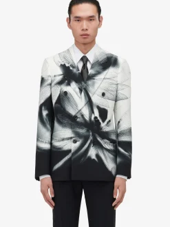 Men's Dragonfly Shadow Double-breasted Jacket in ><noscript><img width=