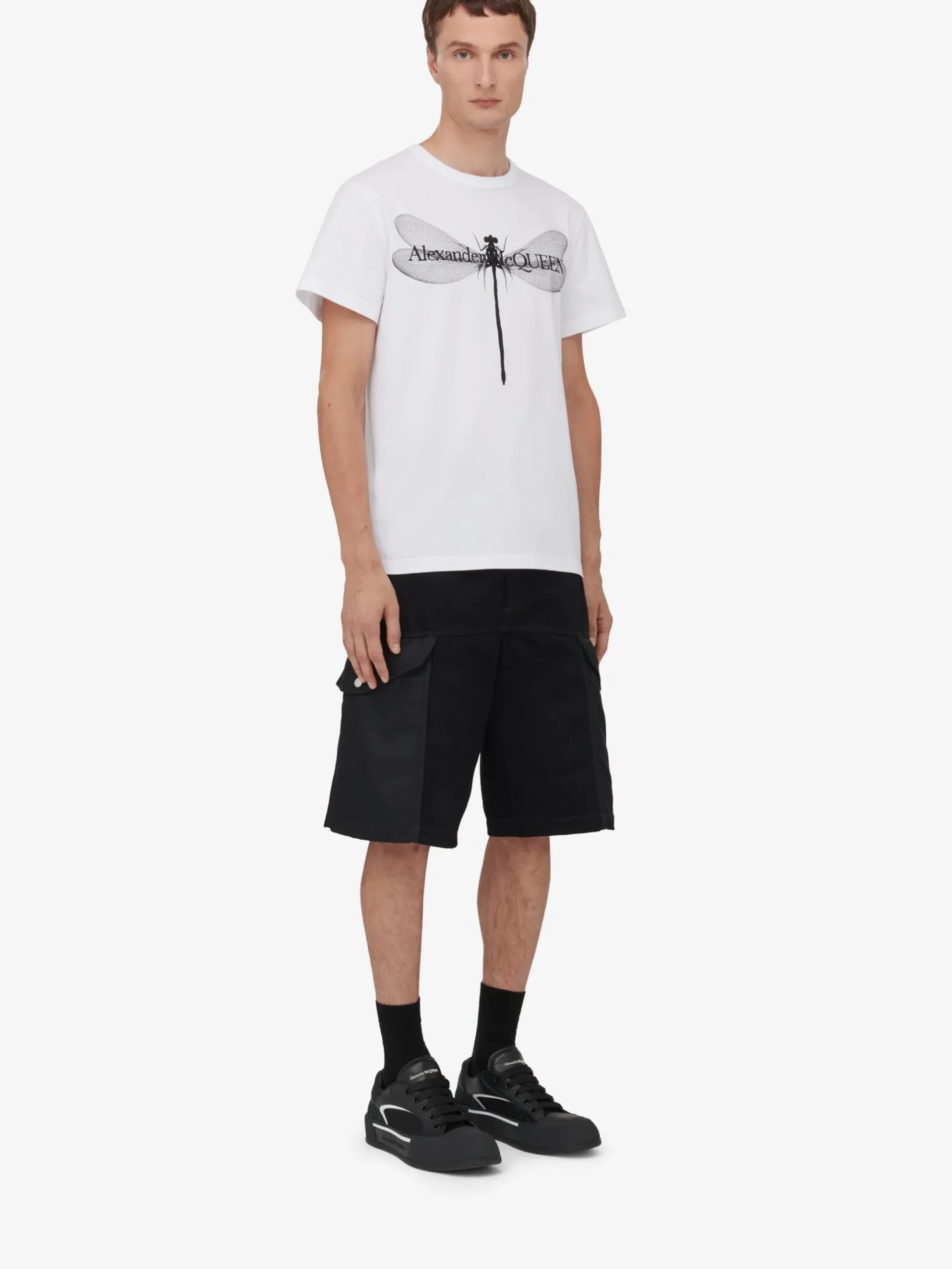 Men's Dragonfly T-shirt in >Alexander McQueen Fashion