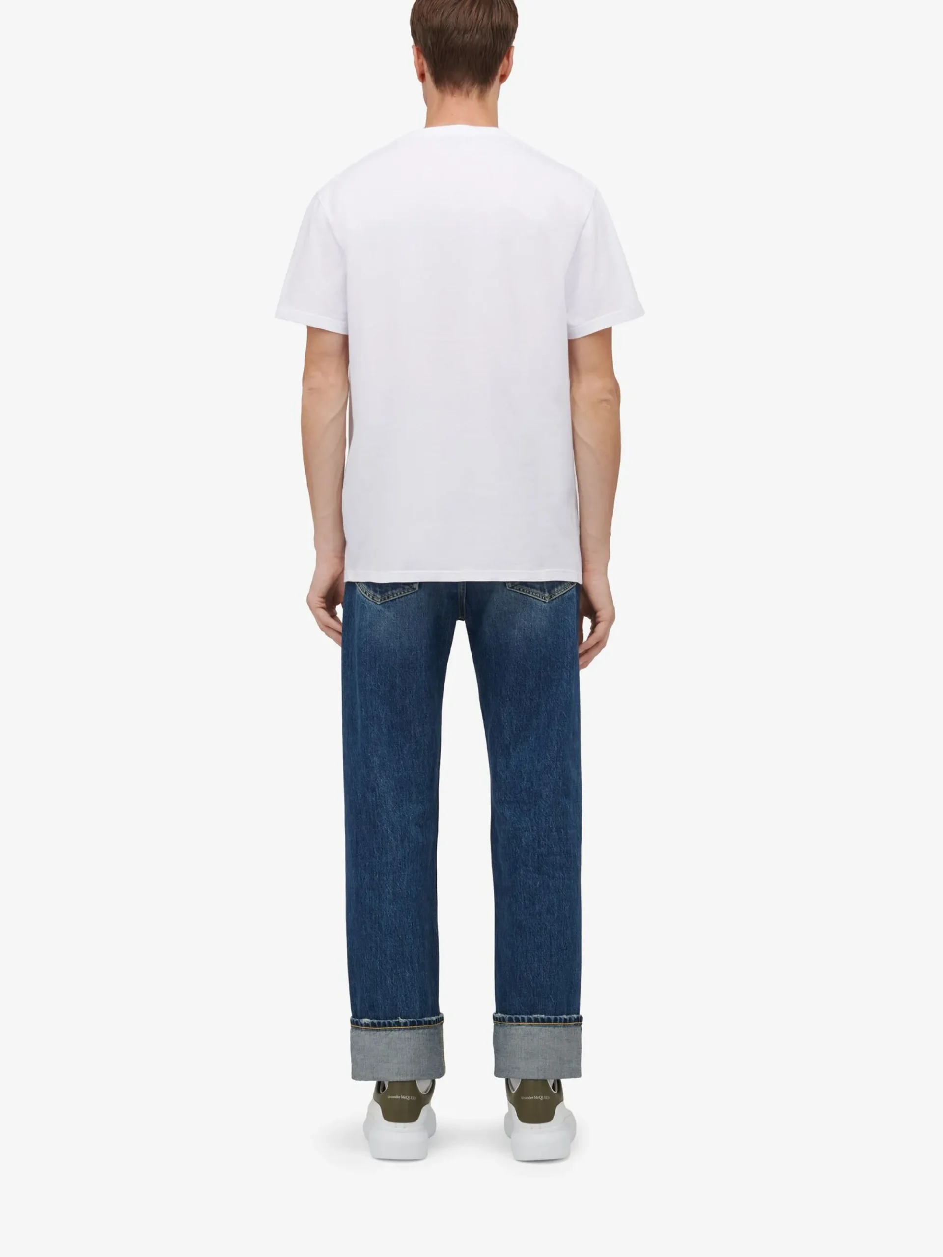 Men's Dutch Flower Logo T-shirt in >Alexander McQueen Sale