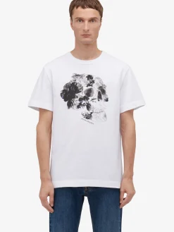 Men's Dutch Flower Skull Print in ><noscript><img width=