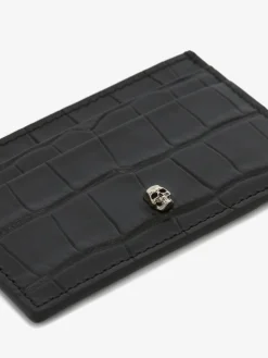 Men's Embossed Croc Card Holder in ><noscript><img width=