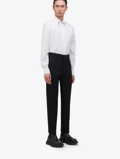 Men's Embroidered Collar Shirt in ><noscript><img width=