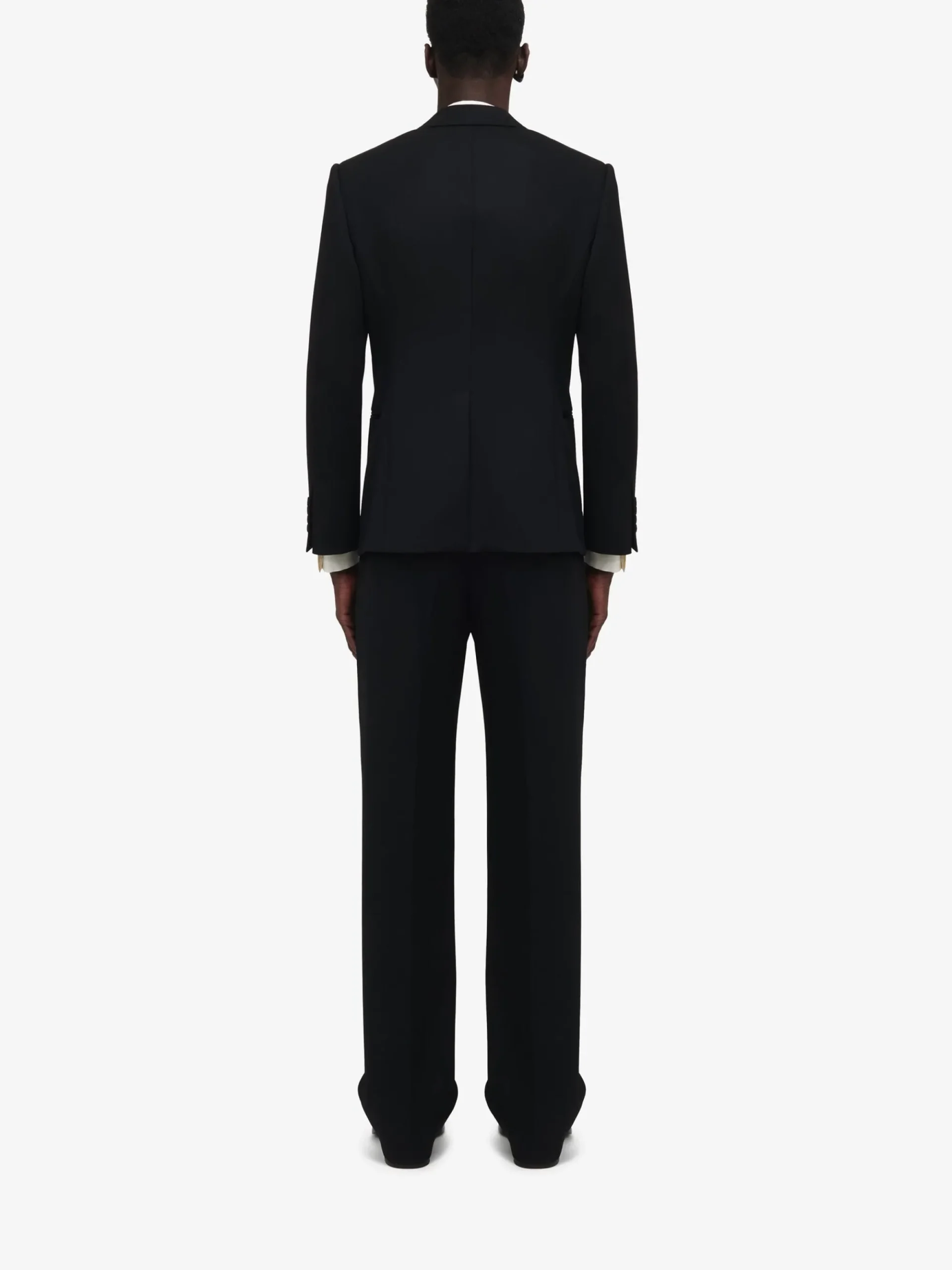 Men's Embroidered Lapel Single-breasted Jacket in >Alexander McQueen New