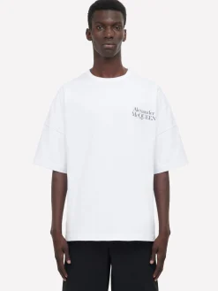 Men's Exploded Logo T-shirt in >Alexander McQueen Best