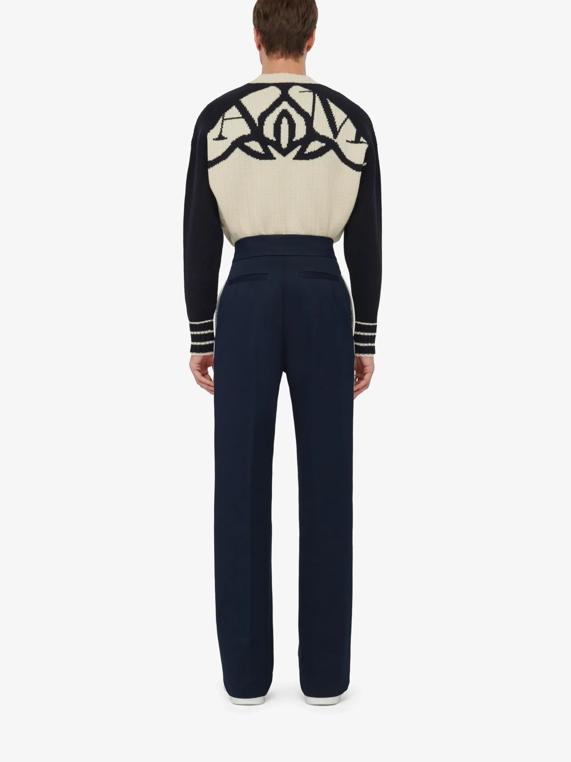 Men's Exploded Seal Logo Jumper in >Alexander McQueen Shop