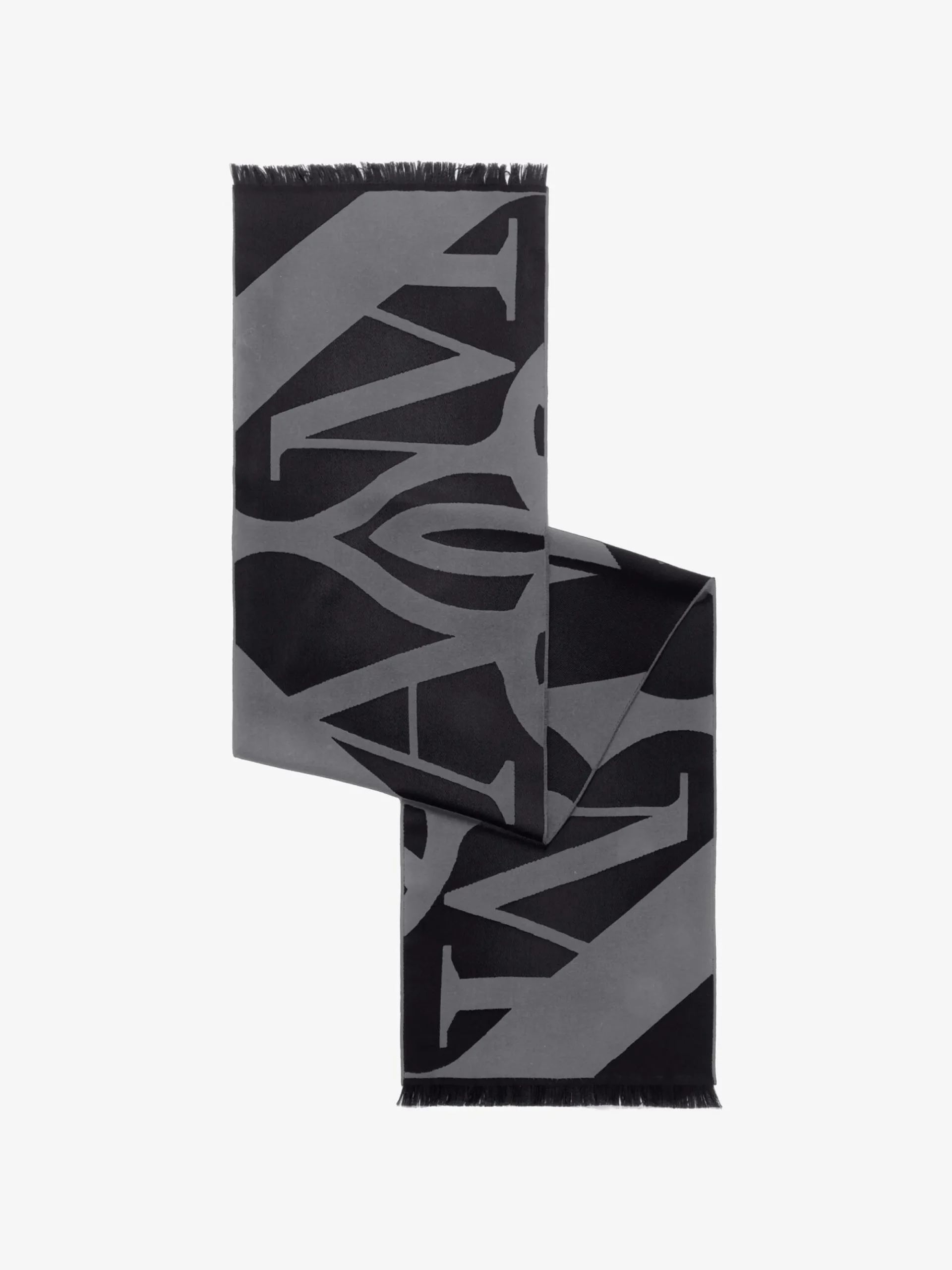 Men's Exploded Seal Logo Scarf in >Alexander McQueen Clearance
