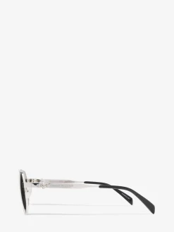 Men's Floating Skull Metal Caravan Sunglasses in ><noscript><img width=