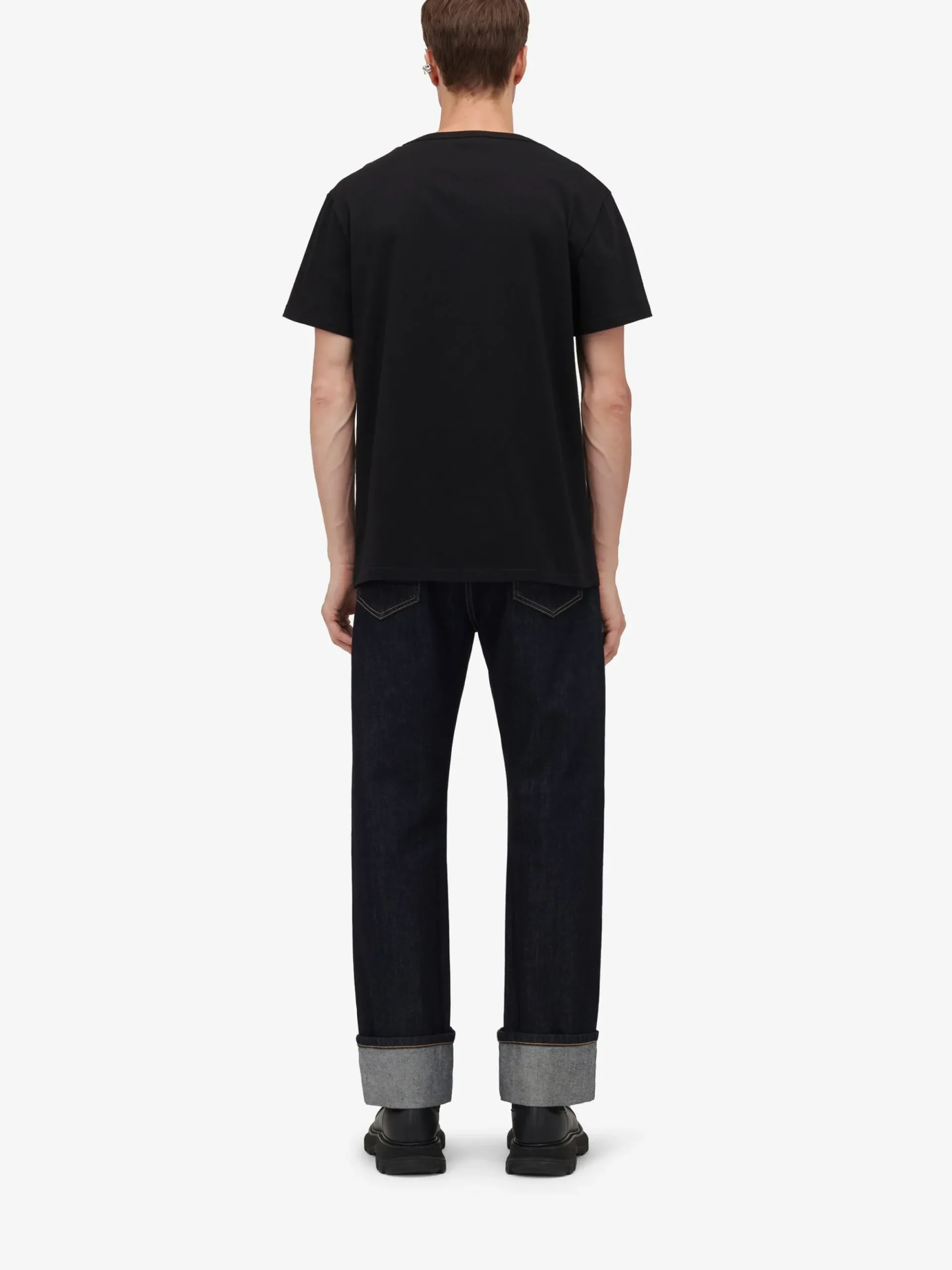 Men's Floral Skull T-shirt in >Alexander McQueen Discount