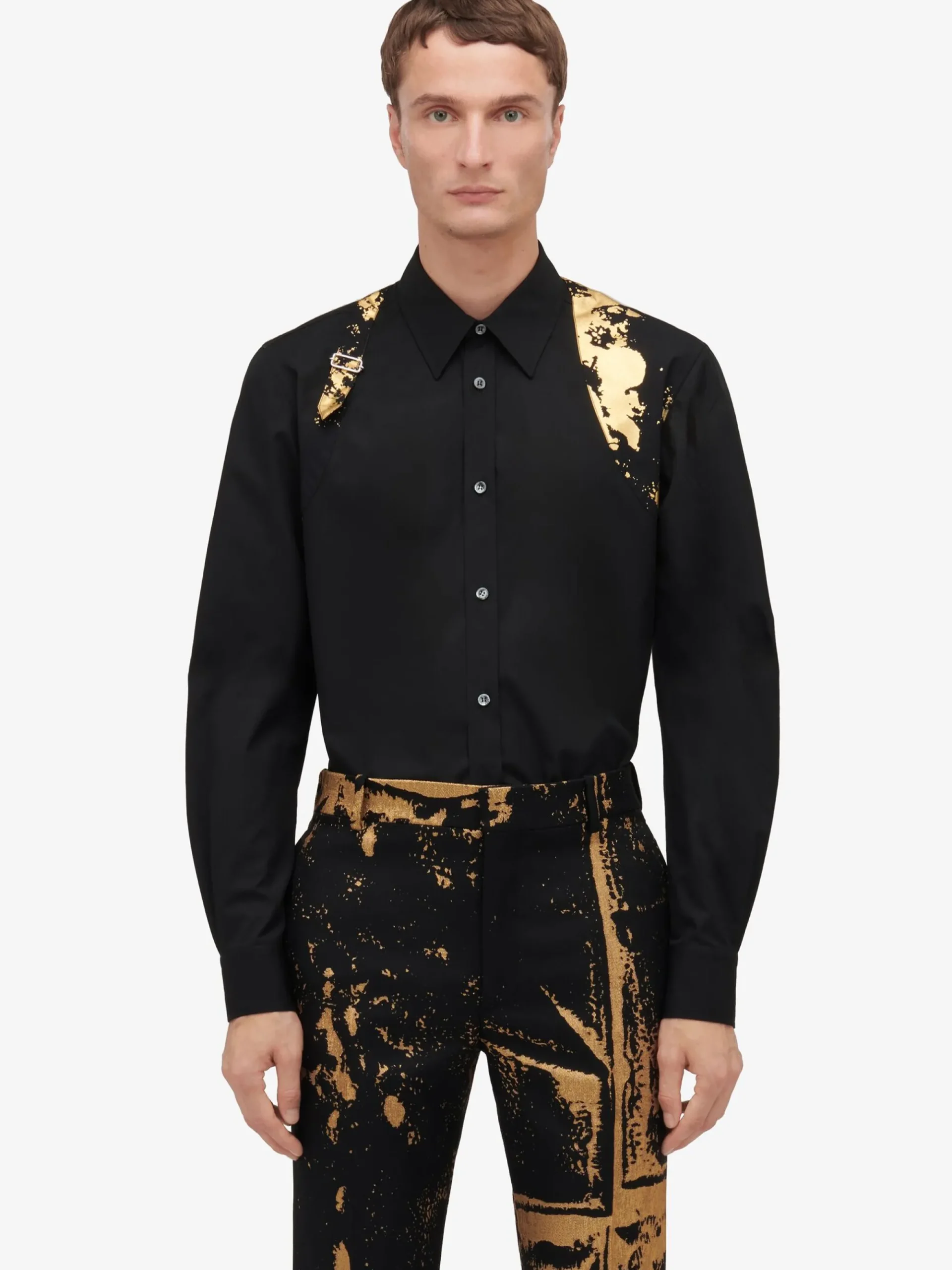 Men's Fold Harness Shirt in >Alexander McQueen Discount