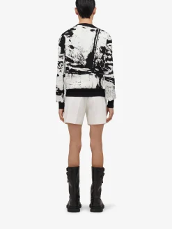 Men's Fold Skull Jacquard Jumper in ><noscript><img width=