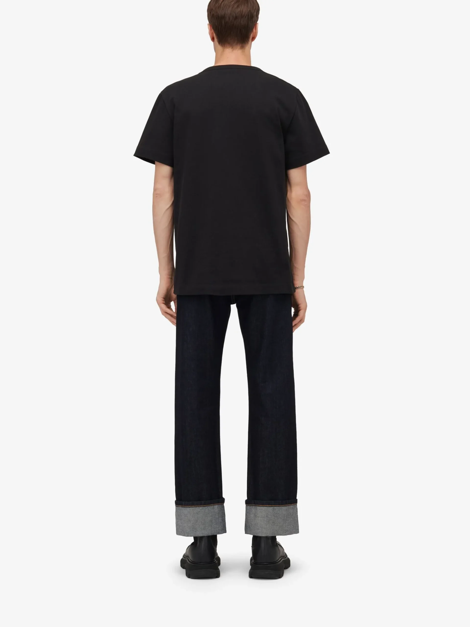 Men's Half Seal Logo T-shirt in >Alexander McQueen Shop