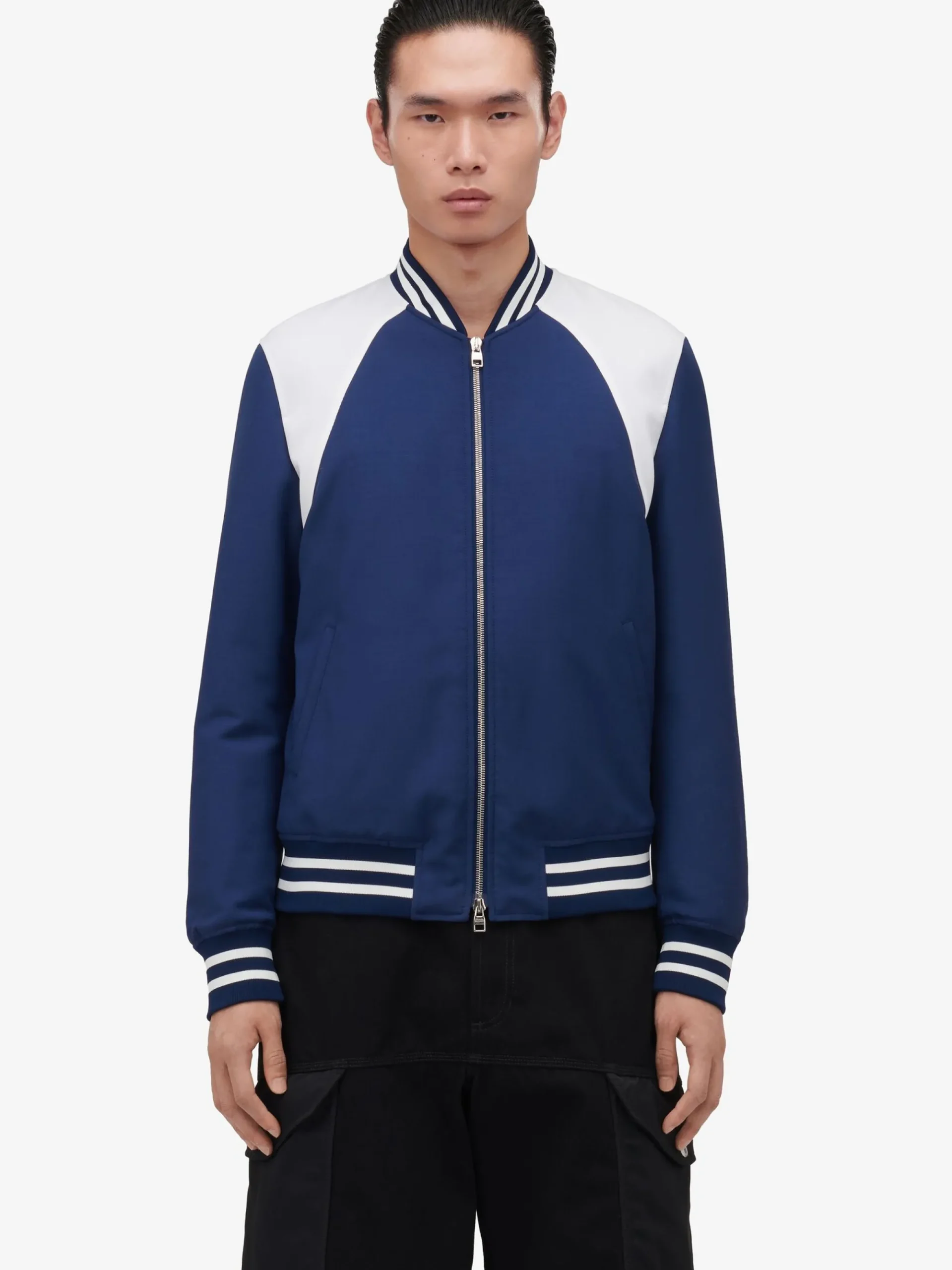 Men's Harness Bomber Jacket in >Alexander McQueen Store