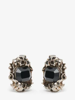 Men's Ivy Skull Cufflinks in >Alexander McQueen Best