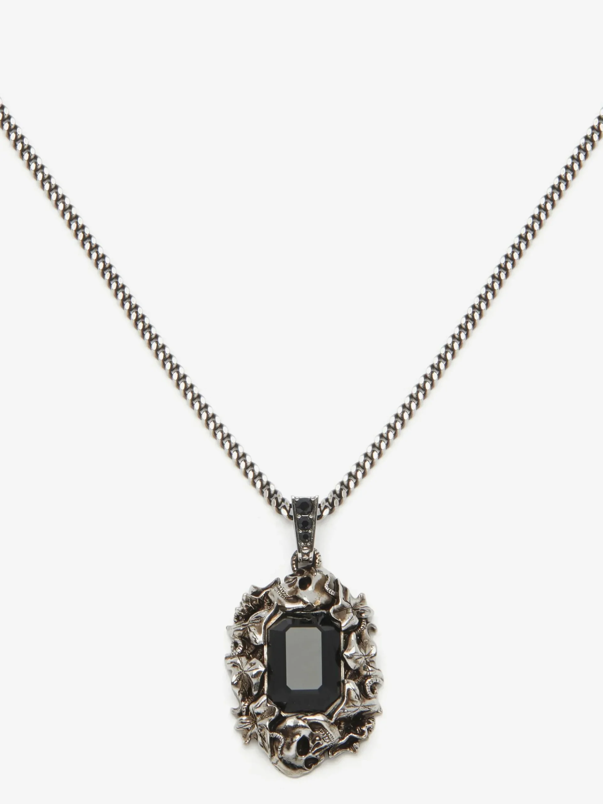 Men's Ivy Skull Necklace in >Alexander McQueen Discount
