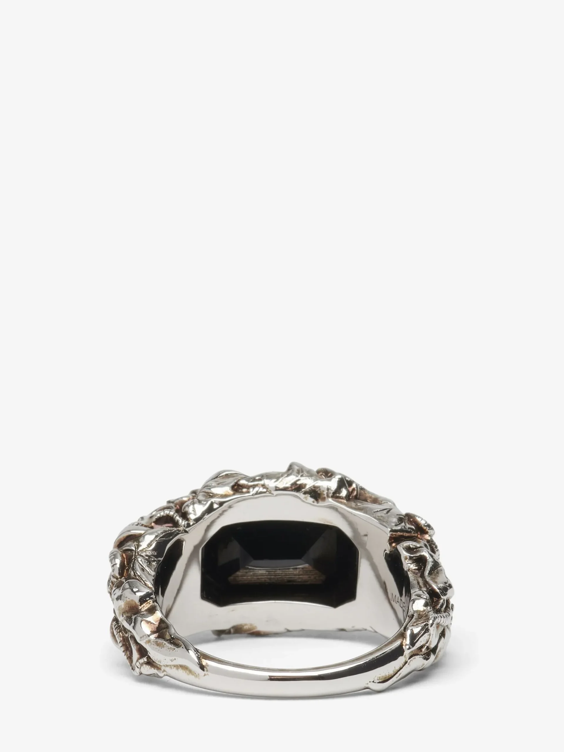 Men's Ivy Skull Ring in >Alexander McQueen Store