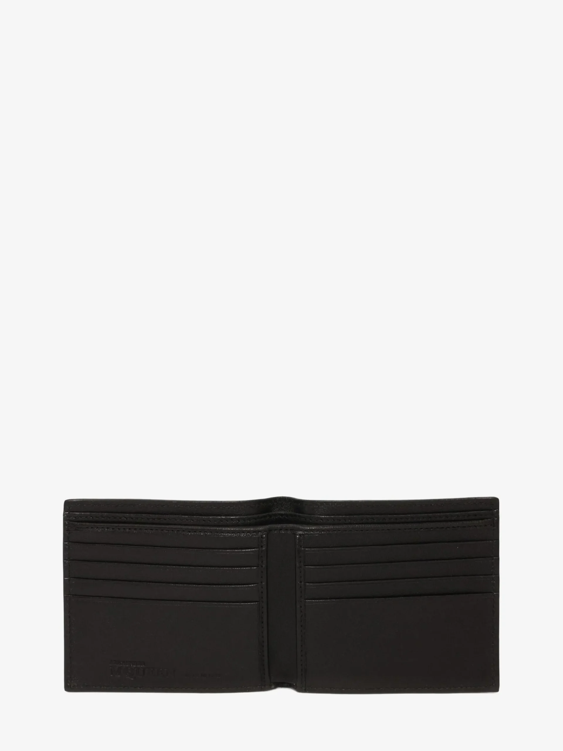 Men's Leather Billfold Wallet in >Alexander McQueen Discount