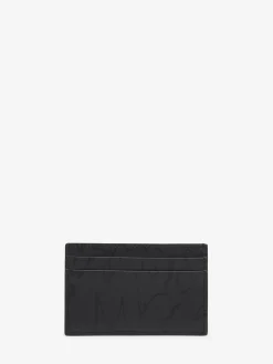 Men's McQueen Graffiti Card Holder in ><noscript><img width=