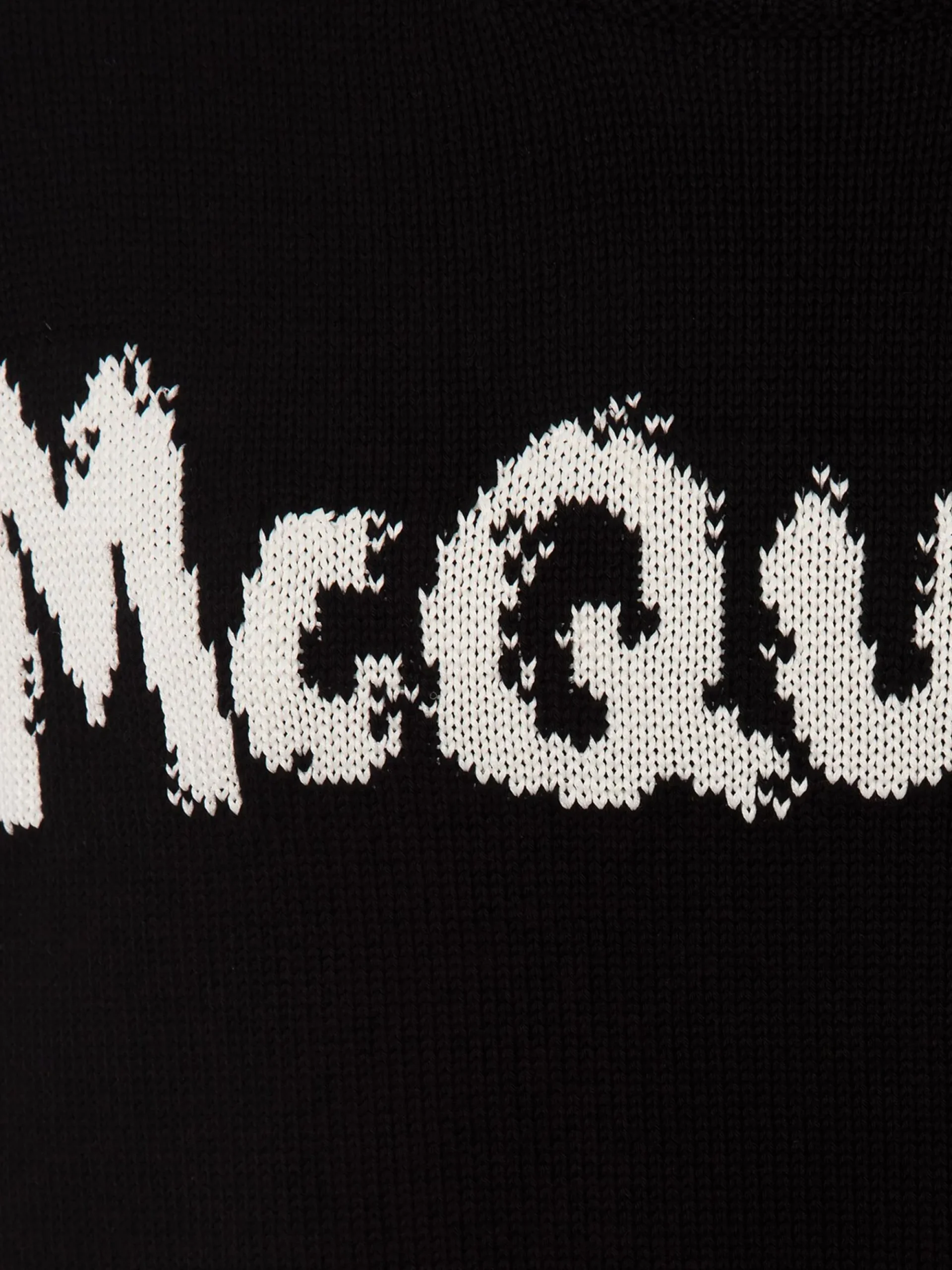 Men's McQueen Graffiti Crew Neck Sweater in >Alexander McQueen Flash Sale
