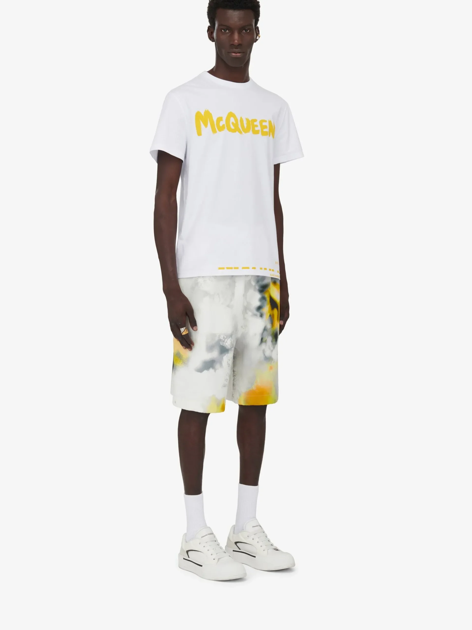 Men's McQueen Graffiti T-shirt in >Alexander McQueen New