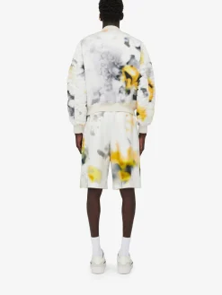Men's Obscured Flower Bomber Jacket in ><noscript><img width=