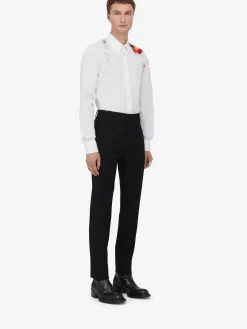 Men's Obscured Flower Harness Shirt in ><noscript><img width=