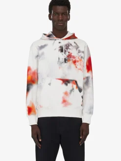Men's Obscured Flower Hooded Sweatshirt in ><noscript><img width=