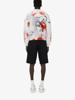 Men's Obscured Flower Windbreaker in ><noscript><img width=