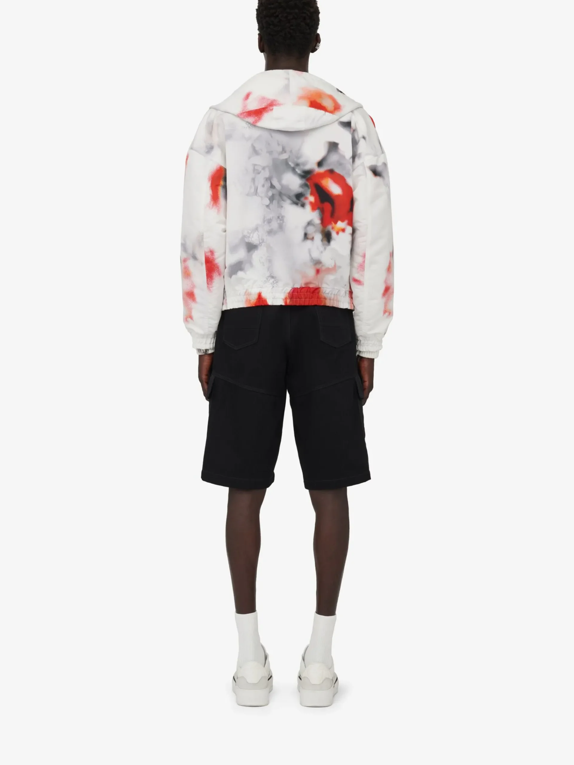Men's Obscured Flower Windbreaker in >Alexander McQueen Flash Sale
