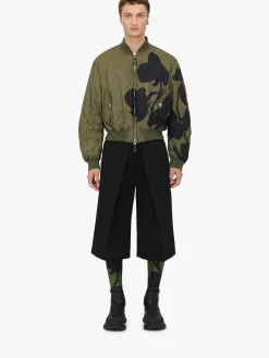 Men's Orchid Bomber Jacket in >Alexander McQueen Hot