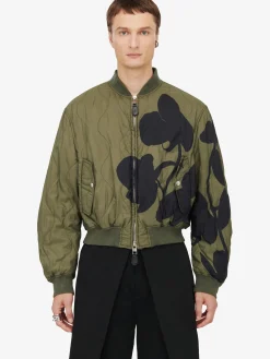 Men's Orchid Bomber Jacket in ><noscript><img width=