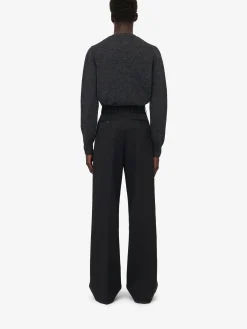 Men's Pleated Baggy Trousers in ><noscript><img width=
