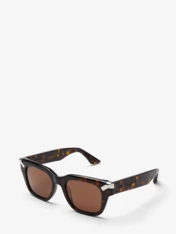 Men's Punk Rivet Square Sunglasses in ><noscript><img width=