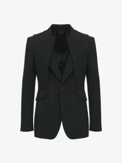 Men's Reconstructed Layered Jacket in >Alexander McQueen Hot