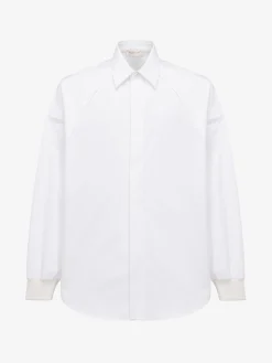 Men's Ribbed Cuff Shirt in >Alexander McQueen Sale