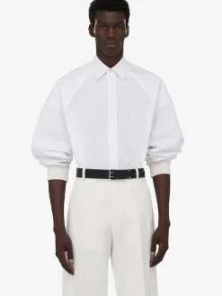 Men's Ribbed Cuff Shirt in ><noscript><img width=