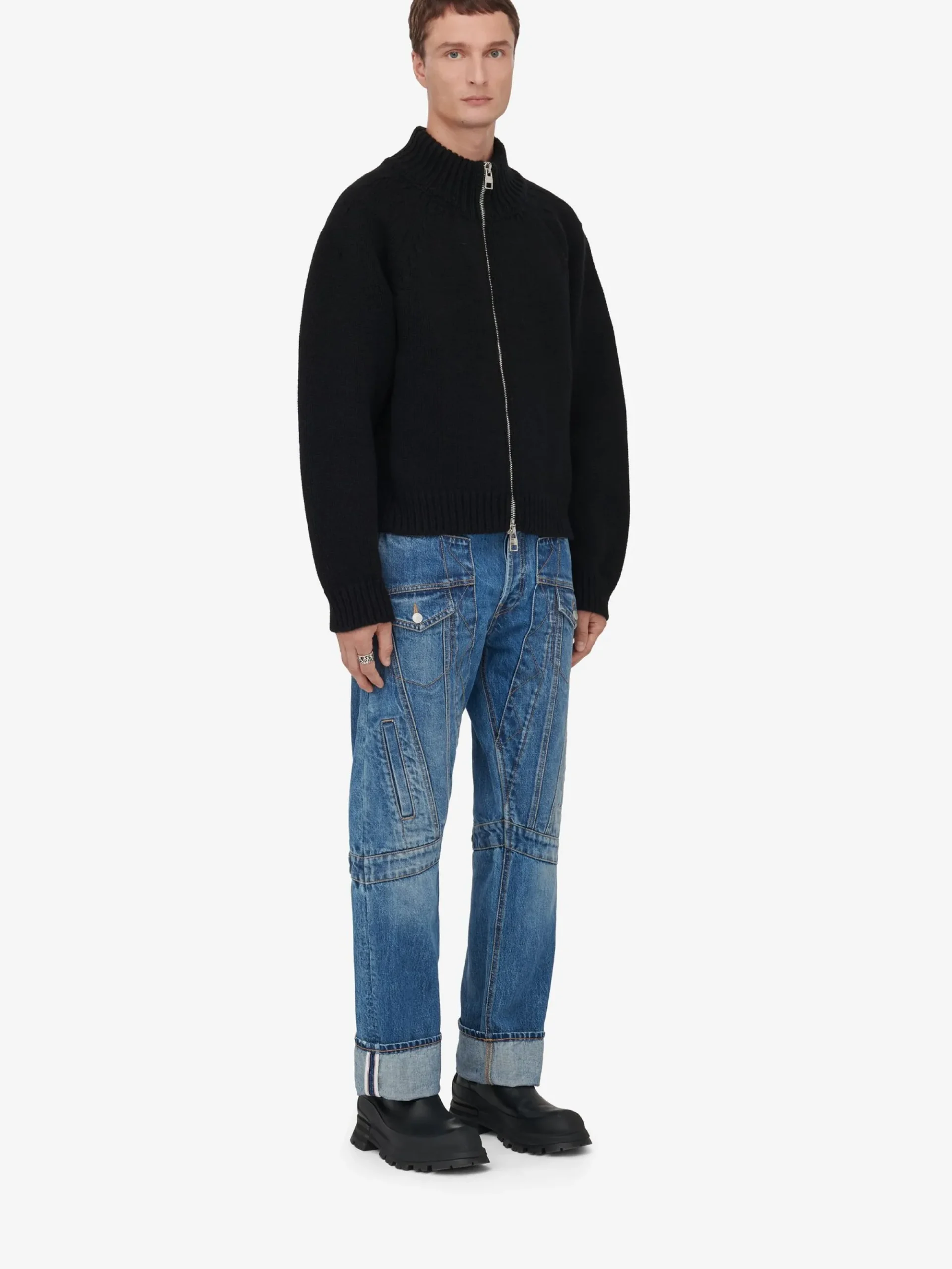 Men's Seal Logo Bomber Jacket in >Alexander McQueen Store