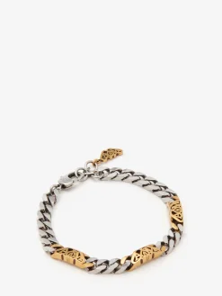 Men's Seal Logo Chain Bracelet in >Alexander McQueen Clearance