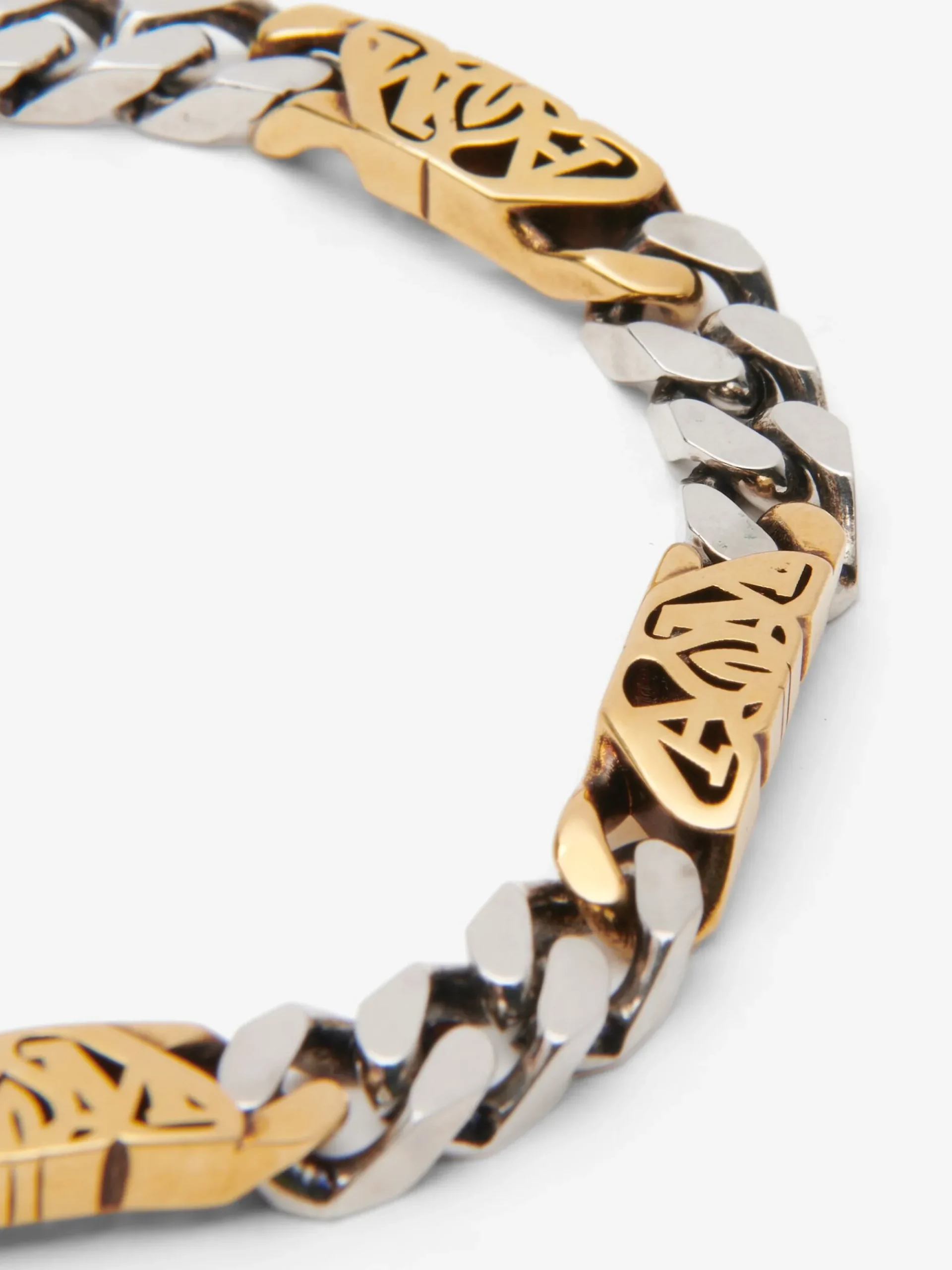 Men's Seal Logo Chain Bracelet in >Alexander McQueen Clearance