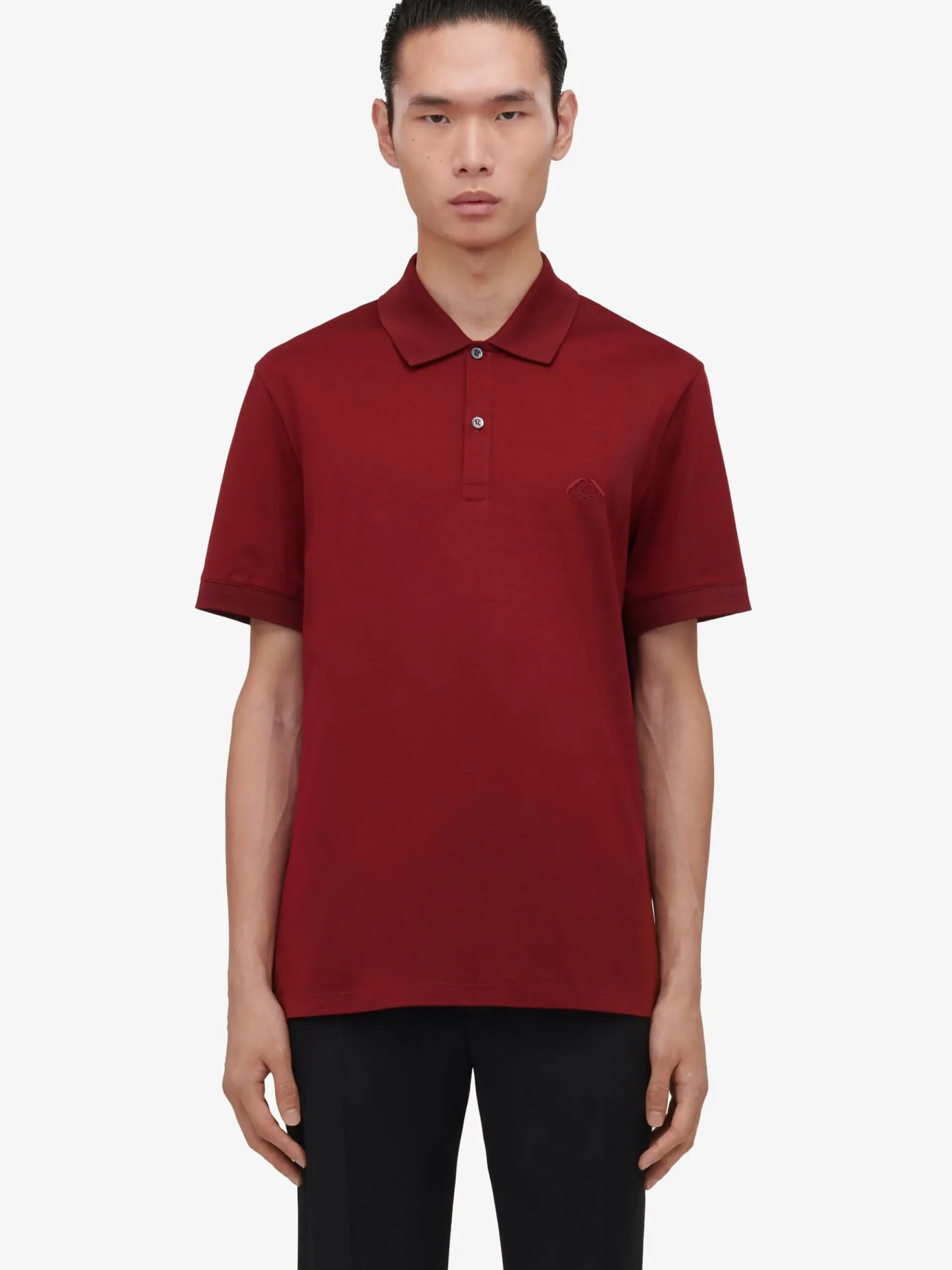 Men's Seal Logo Polo Shirt in >Alexander McQueen Shop
