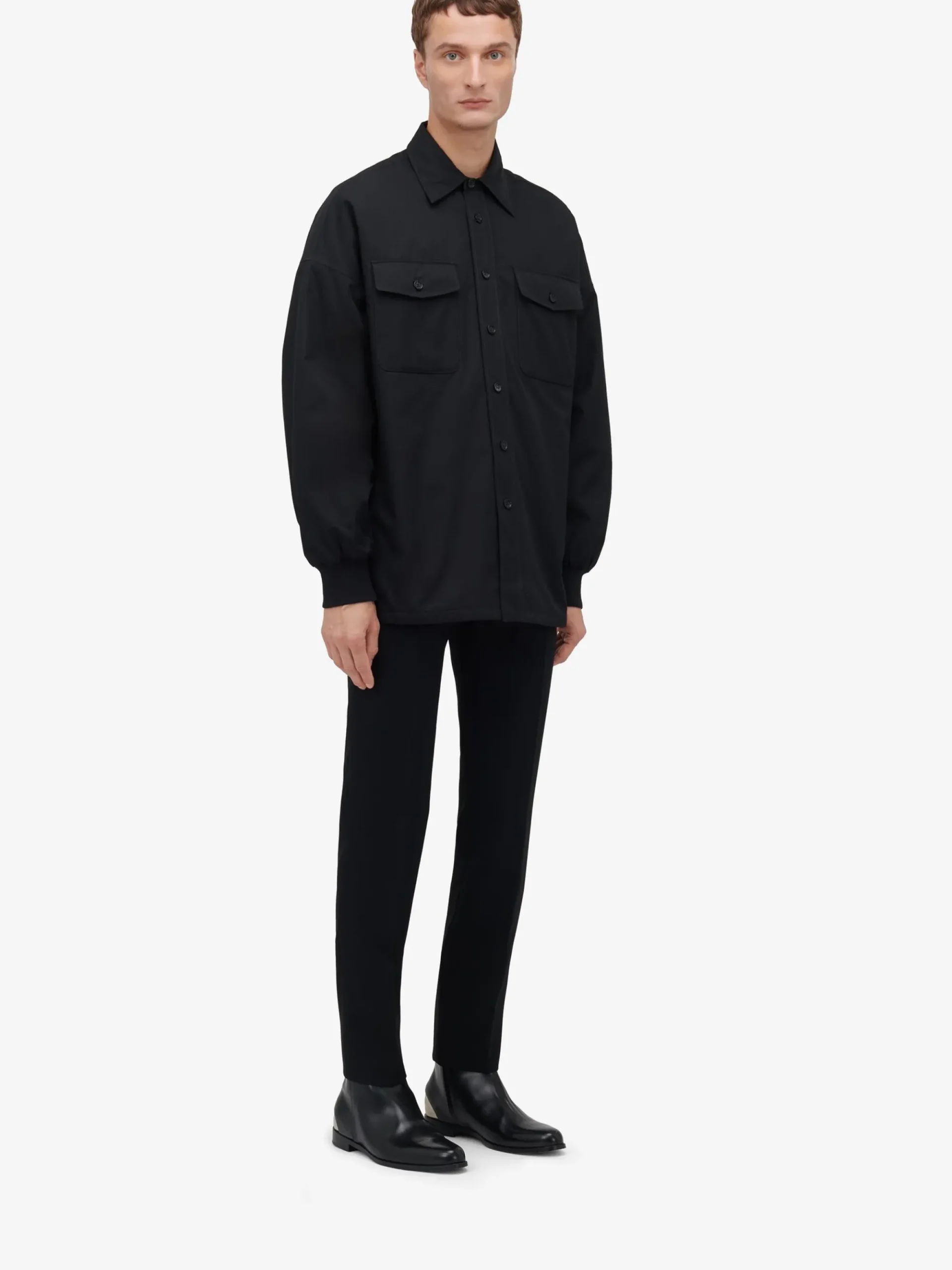 Men's Seal Logo Shirt in >Alexander McQueen Best