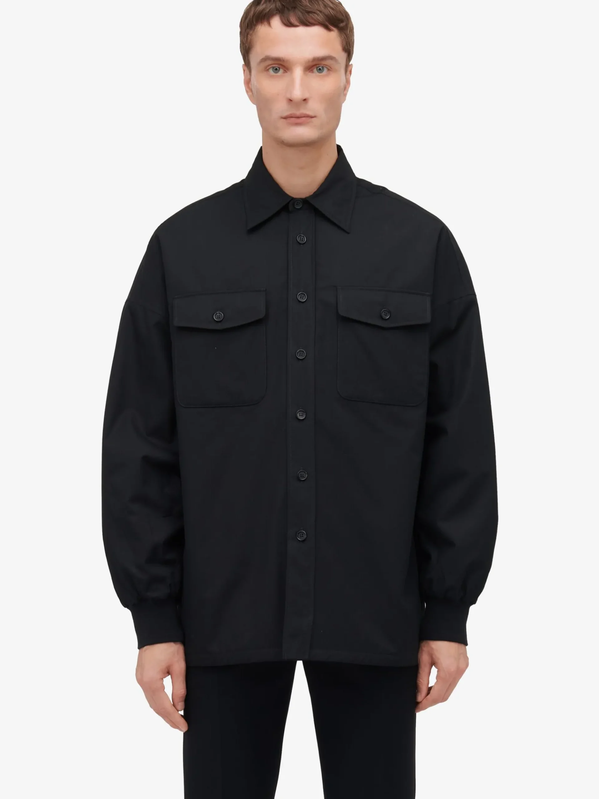 Men's Seal Logo Shirt in >Alexander McQueen Best