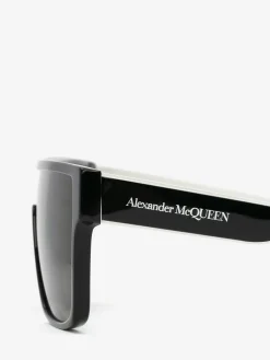 Men's Selvedge Oversized Mask Sunglasses in ><noscript><img width=